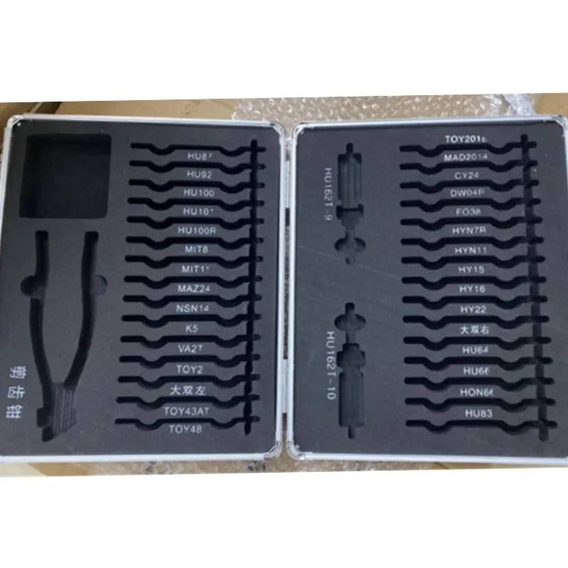 only box Blank Original Lishi 2 in 1 Tool Repair Tool Box Storage Case for 32pcs Lishi 2 in 1 and 1pc Lishi Key Cutter