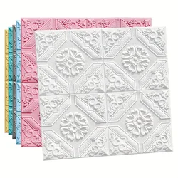 35*35cm Self-adhesive Wall Wallpaper Self Adhesive Decorative Walls Paper Waterproof Wall Stickers Room Decoration Sticker 3D