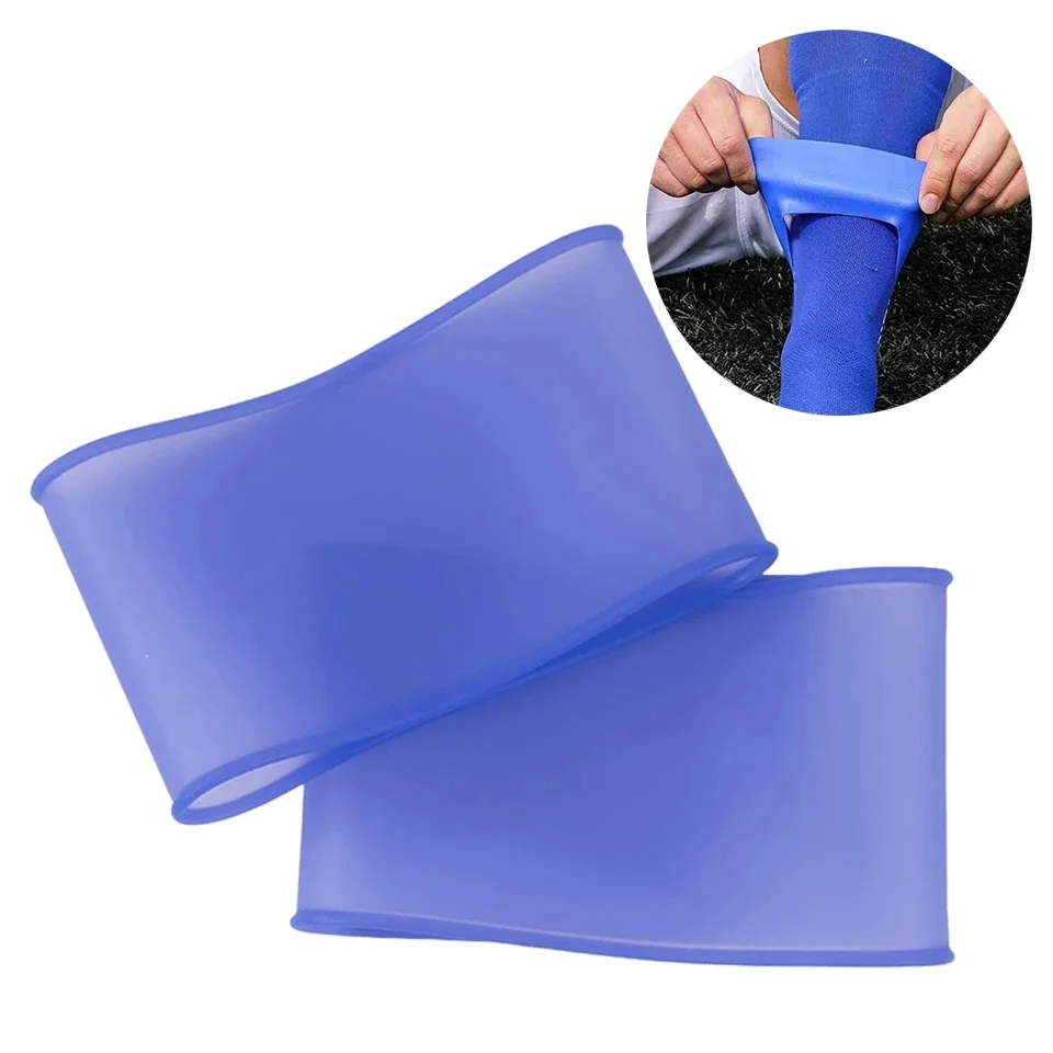 AliExpress loogdeel Loogdeel 1 Pair Soccer Shin Guard Straps Silicones Shin Pad Holder Practical Football Running Cycling Non-slip Ankle Leg Protect