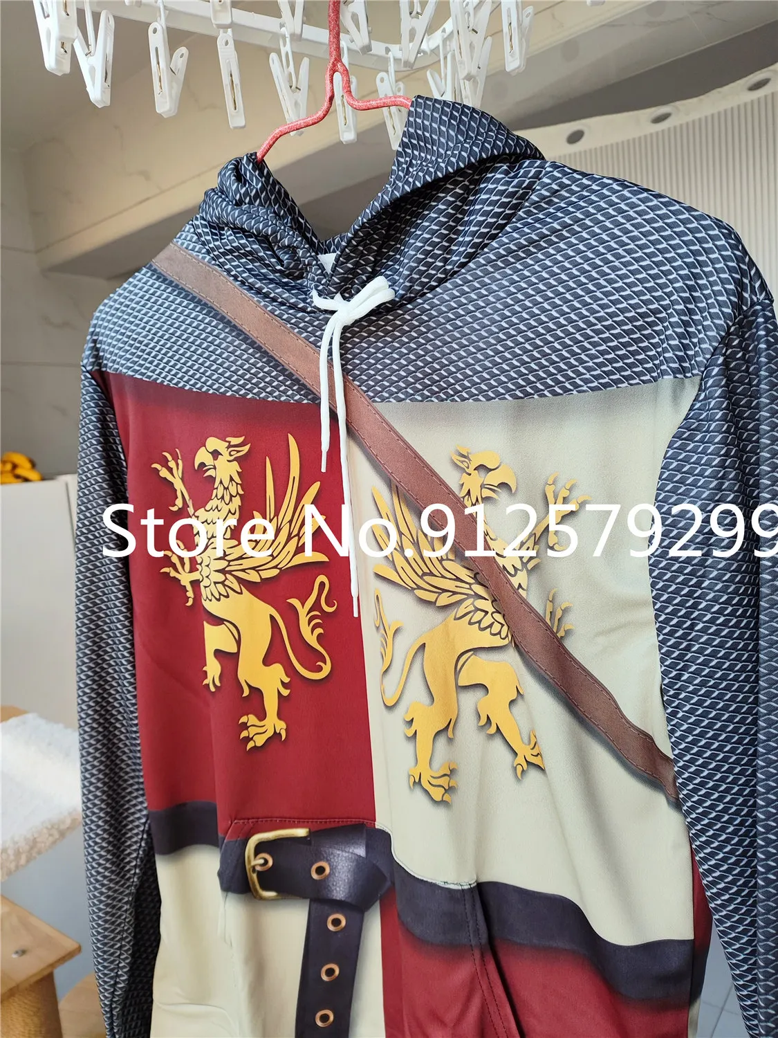 2022 Fashion Cosplay Hoodies Medieval Knight 3D Armor All Over Printed Mens Sweatshirt Unisex Pullover Casual Jacket