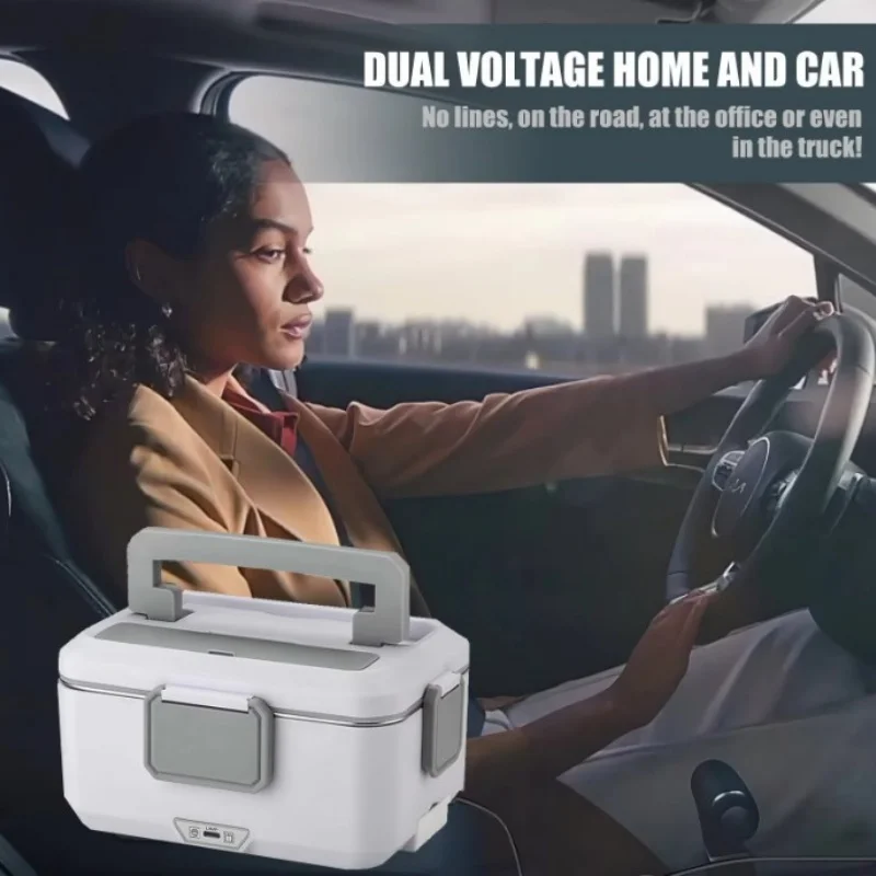 2.5L 90 واط صندوق غداء للتسخين الكهربائي 24/220 فولت بطانة من الفولاذ المقاوم للصدأ المحمولة سخان الطعام بينتو صندوق الغذاء الحاويات للسيارة