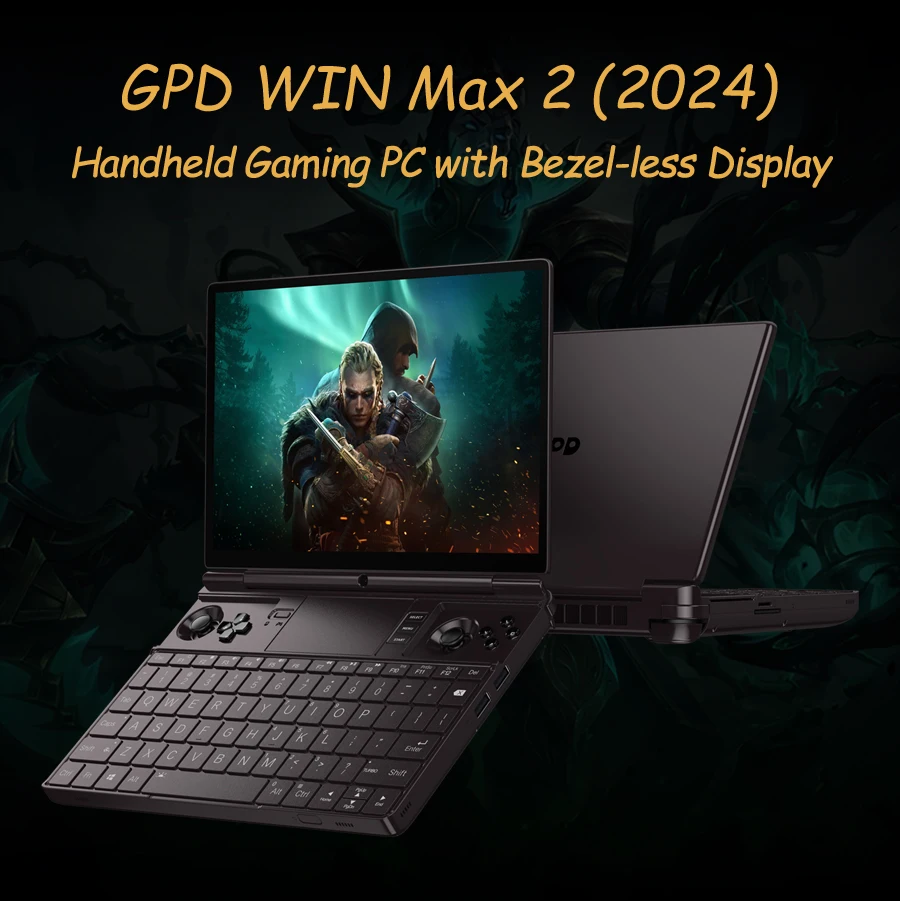 

2024 Wholesale price GPD WIN MAX2 Handheld Game Console AMD 7640U/8840U 10.1 inch Windows 11 Video Game Console Game player