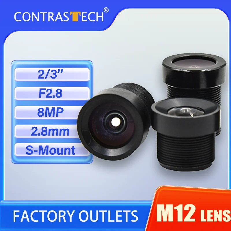 contrastech-1-25インチ-m12-レンズマウント-f25-25mm-ccdセンサー-カメラレンズ-110-°-8メガピクセル工業用検査カメラ光学レンズ