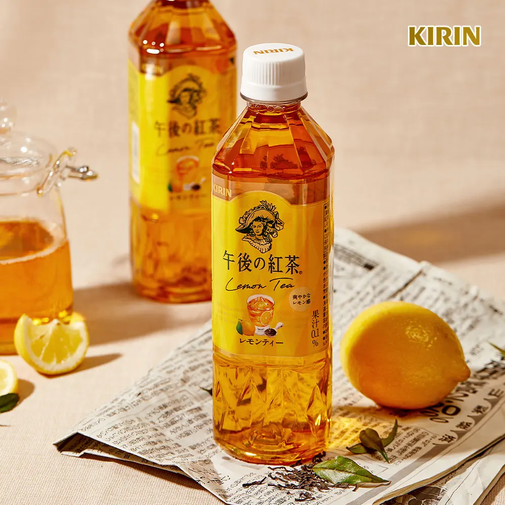 زجاجات بلاستيكية للشاي ، شاي أسود بعد الظهر من الكرين ، شاي ليمون ، من من من البلاستيك