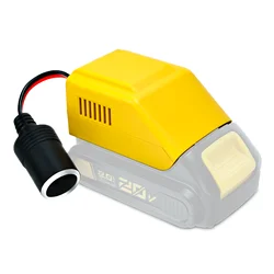 Convertisseur de tension de batterie pour Dewalt, adaptateur abati eur avec interface briquet Laguna, 20V vers 12V