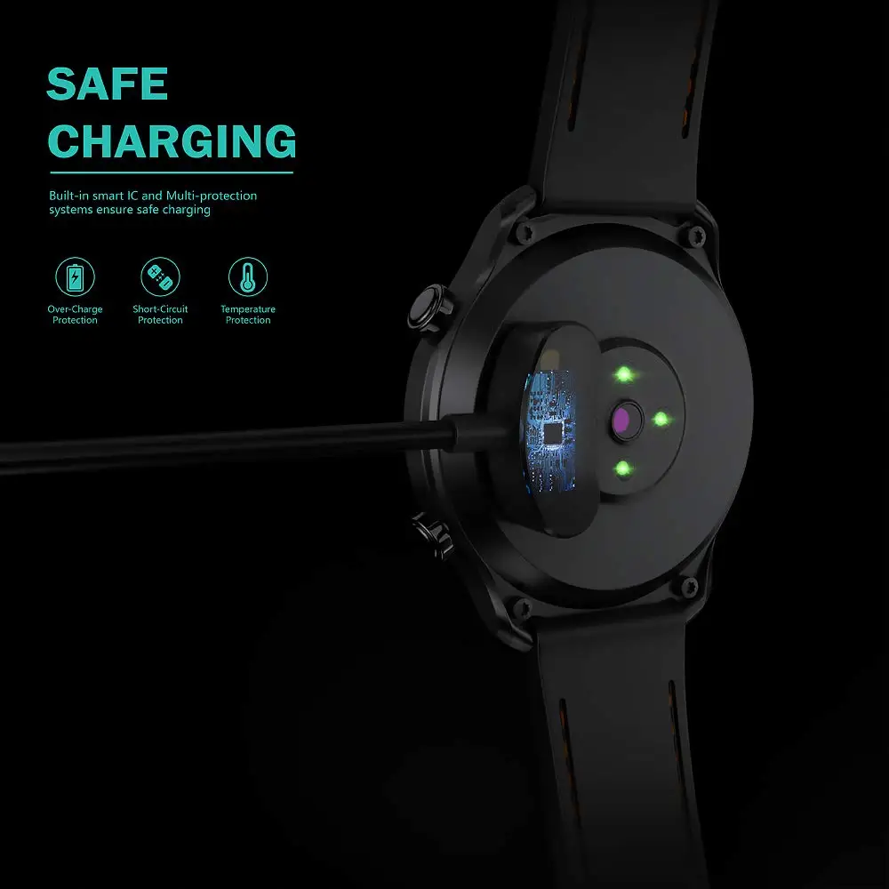 USB Charging Line Dock For Ticwatch Pro5 3 Ultra GPS / E3 / Pro X / Pro 3 / Pro3 LTE Smart Watch Charging Cable Charger Magnetic