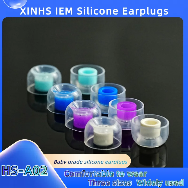 XINHS-A02 Baby Grade Silicone Earphone Accessories S/M/L (3 pairs) Wide Range Of Universal Wired Bluetooth Headset IEM Earbuds