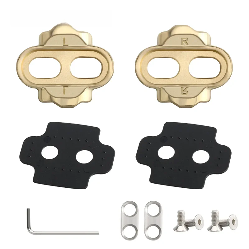 AliExpress riderace Bicycle Premium Pedals Cleats Mountain Bike For Crank Brother For Eggbeater Candy Smarty Mallet Pedal Copper MTB Accessories