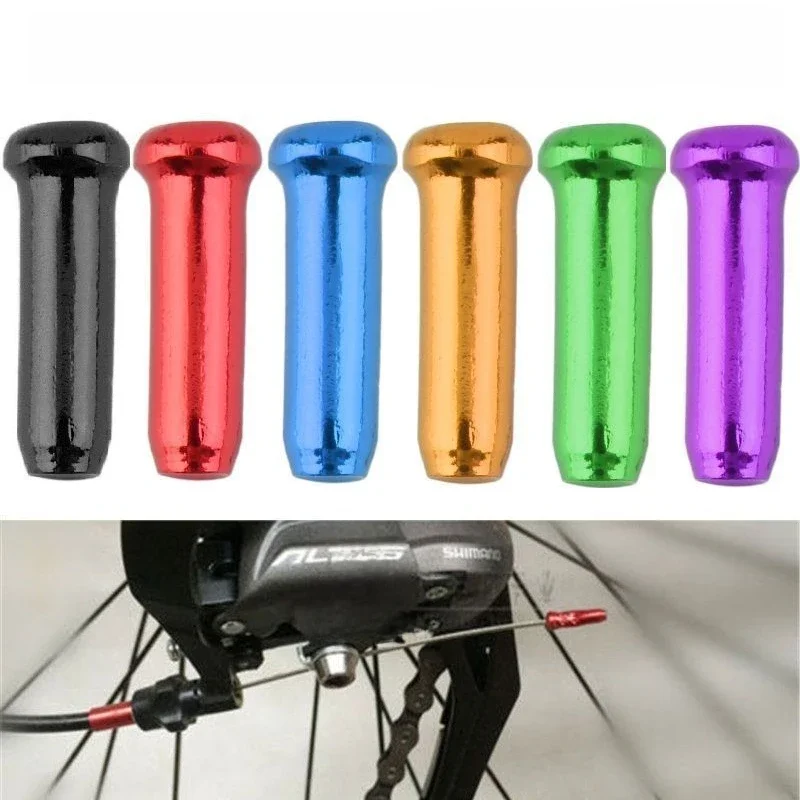 AliExpress 50PC Bicycle Brake Wire End Caps Road Mountain Bike Brake Cable Cap Bike Brake Shift Derailleur