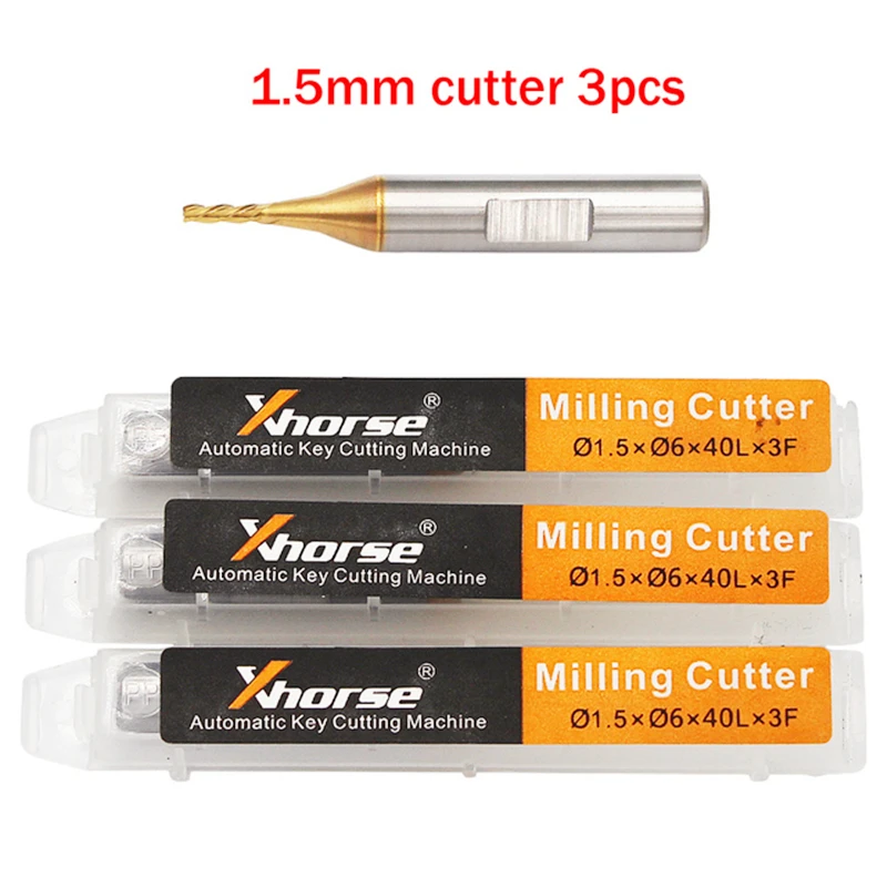 4PCS1.0mm 1.5mm 2.0mm 2.5mm Milling Cutter Probe for Xhorse CONDOR XC MINI XC-007 Dolphin XP-005 XP-007 Key Cutting Machine