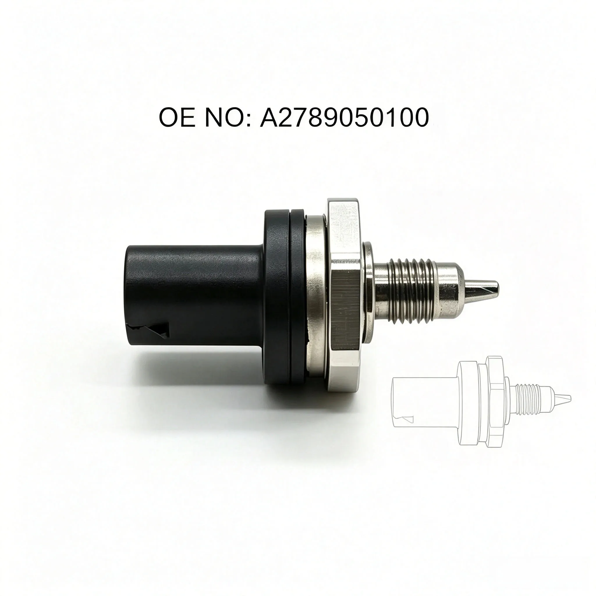 Fuel Pressure Temperature Sensor  A2789050100 For Benz E350 400 S550 500 3.5L S550 500 4.7T 14-17 C300 12-14 M276 V6 M278 M157