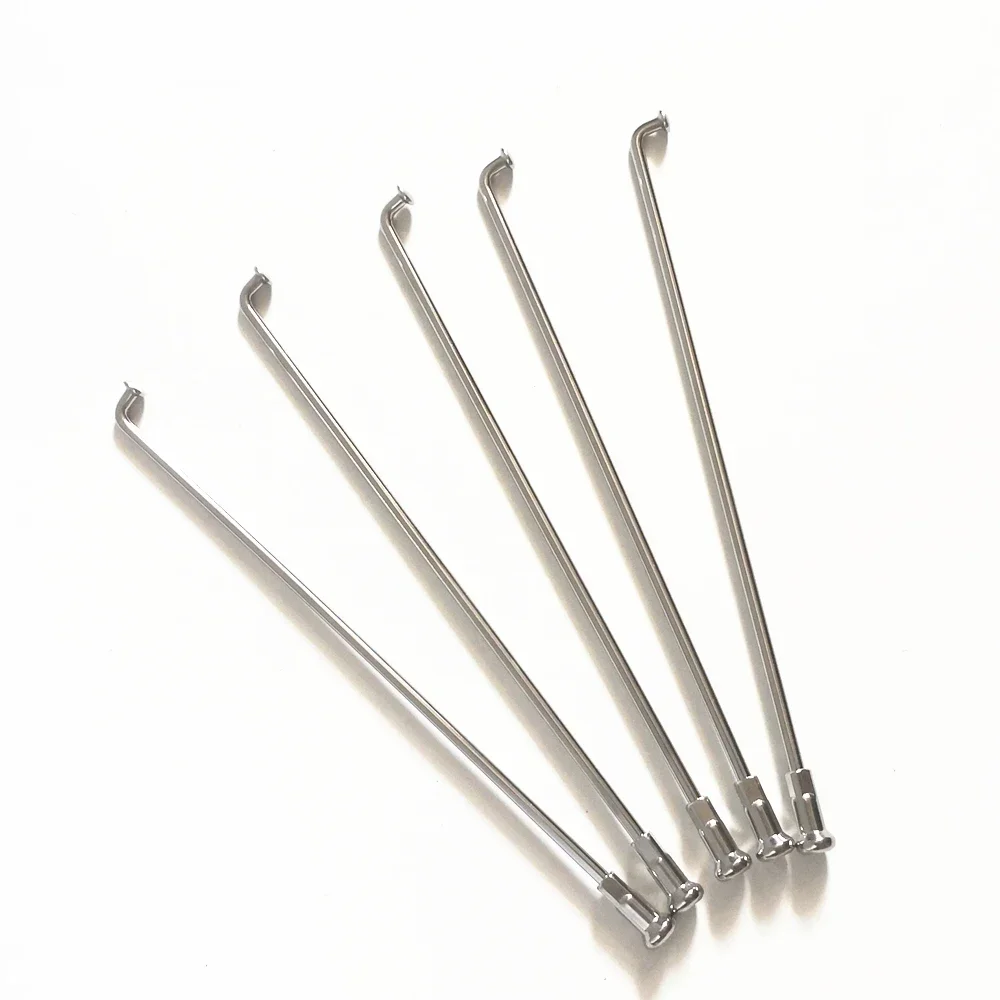 AliExpress HUMED 36pcs/lot Material 304 Stainless Steel 9G Diameter 3.5mm Length 100-235mm Motorcycle Spokes J-bend   E-Bike Motor Spokes