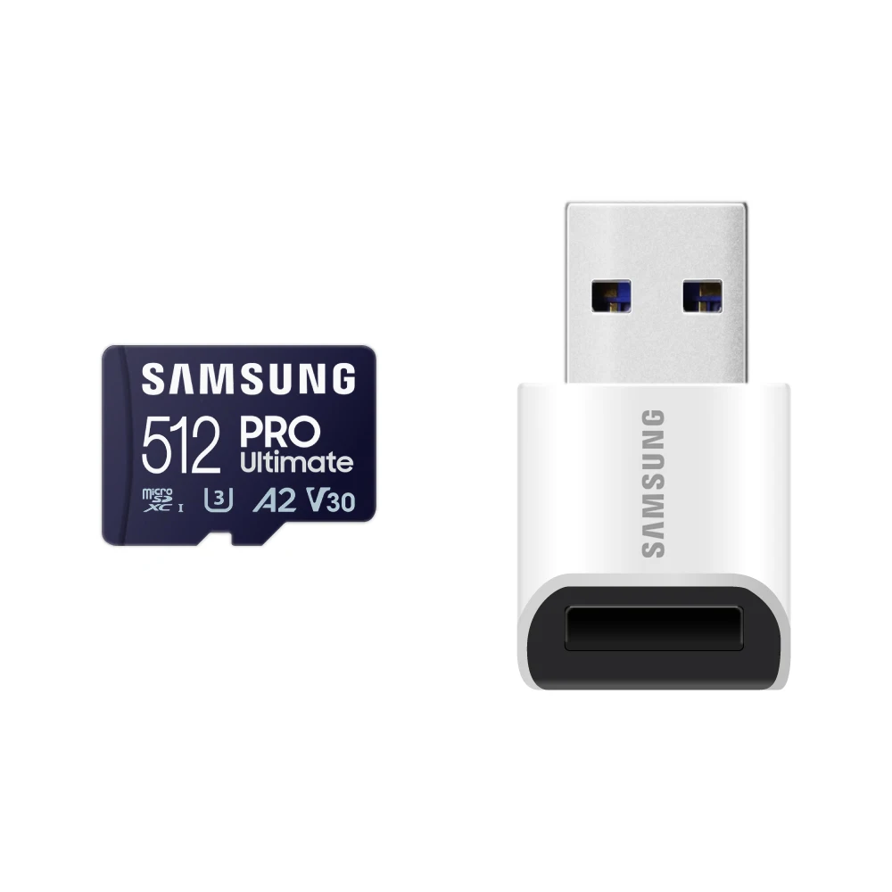 Samsung Electronics official certification genuine micro SD PRO Ultimate 512GB + card reader