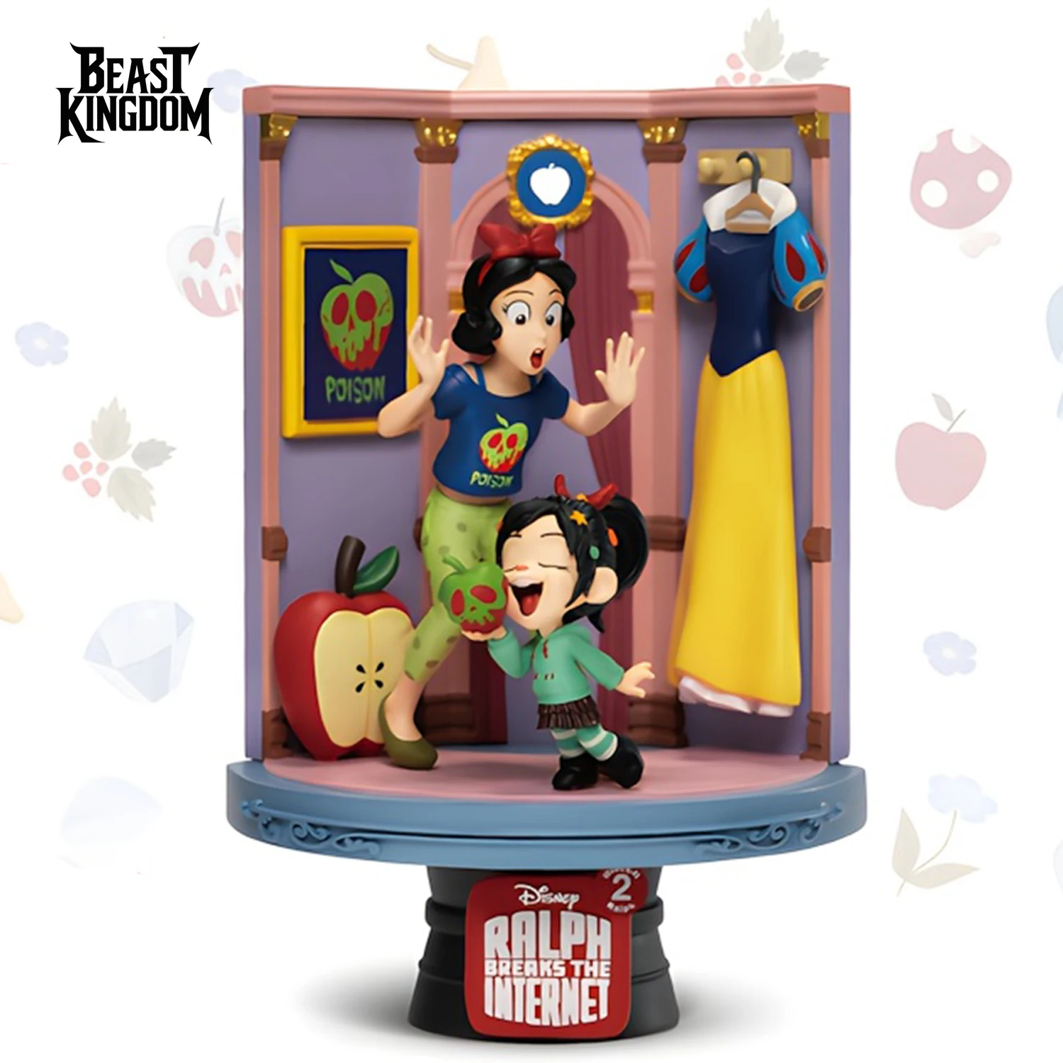

[Beast Kingdom]Disney Ralph Breaks the Internet: Snow White Figure, Exquisite Cartoon Desktop Decoration, Perfect Birthday Gift.