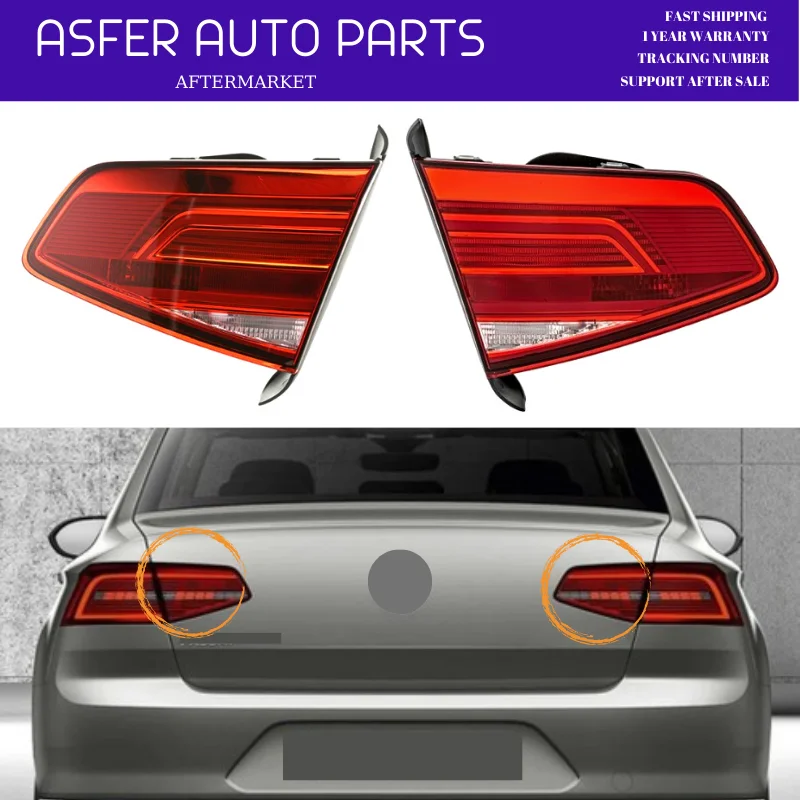 Led Taillight For Vw Passat B8 2015-2019 Left And Right High Quality Fast Shipping Oem 3G5945093B 	3G5945094B