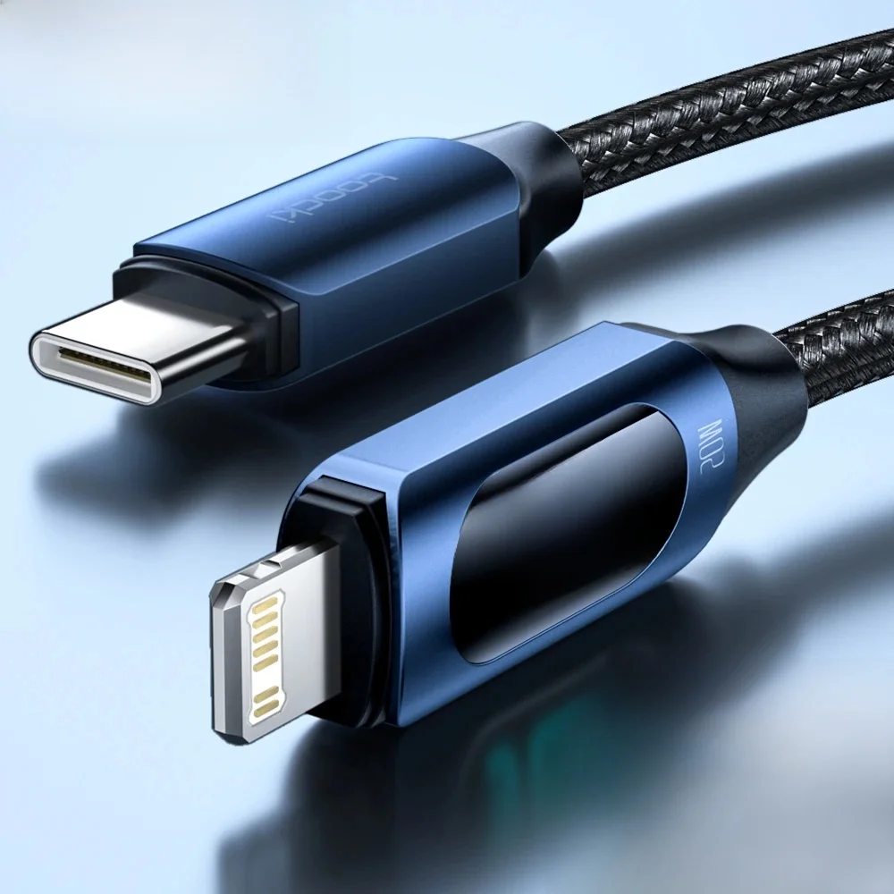 Toocki Kabel USB C do oświetlenia dla iPhone 14 13 12 Pro Max X 8 Plus PD 20W Szybka ładowarka typu c do oświetlenia Przewód danych dla iPada — zdjęcie 2
