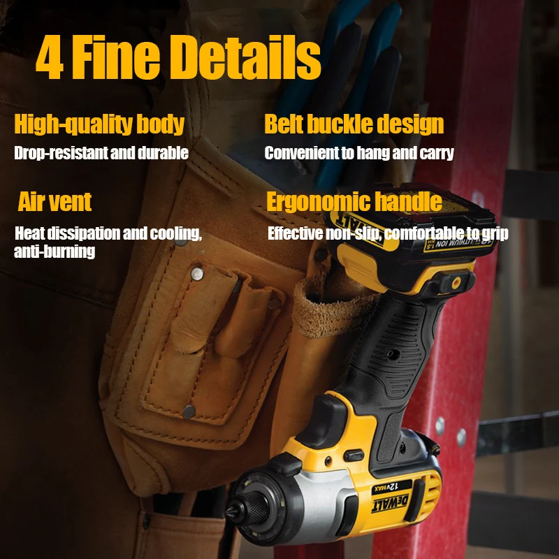 DEWALT 20-Volt MAX Lithium-Ion Cordless 1/4 in Impact Driver without Battery and Charger Included (DCF815DK2)