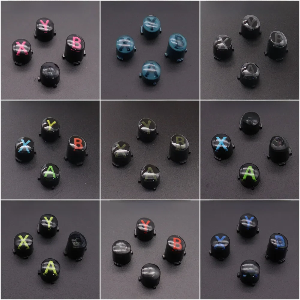 Kit de boutons ABXY de remplacement pour contrôleur Xbox série S X, 1 ensemble, pour Xbos One One S Elite Series1/2, accessoires de bouton de manette de jeu