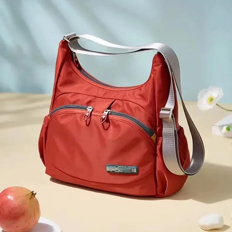 Fouvor Damska torba na ramię 2025 Trend Nylon Crossbody Bags New Fashion Duża wysokiej jakości torebka damska Half Moon Bag 2587-05 — zdjęcie 2