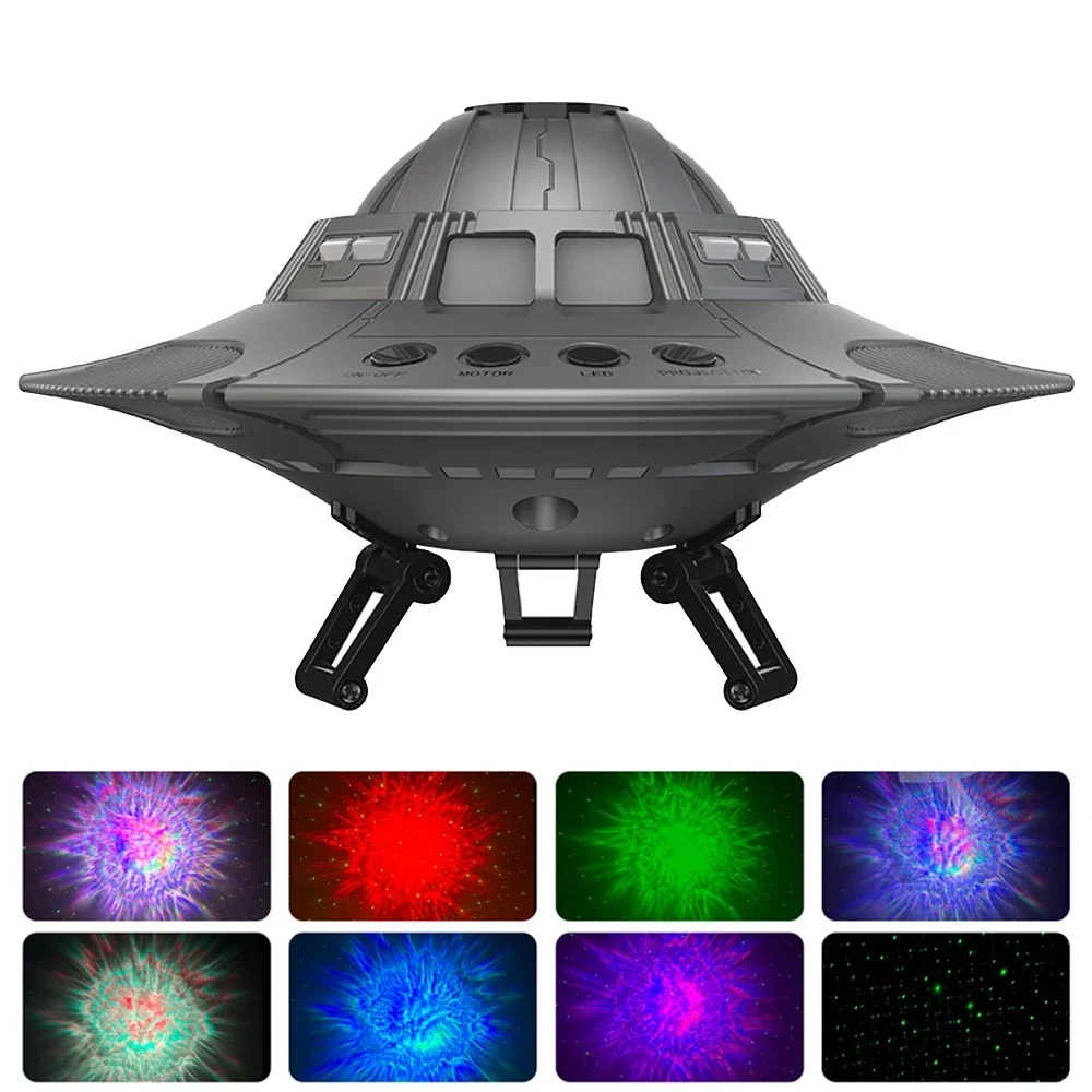 UFO Galaxy Projector LED Night Lights LED Starry Sky Laser Light for Kids and Adults, Starry Nebula Ceiling LED Lamp With Remote