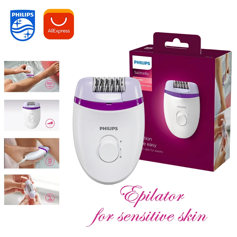 ORIGINAL Philips Epilator Mini Portable Epilator Diy Electric Depiladora Face Body Women Men Hair Removal Machine Price Razor