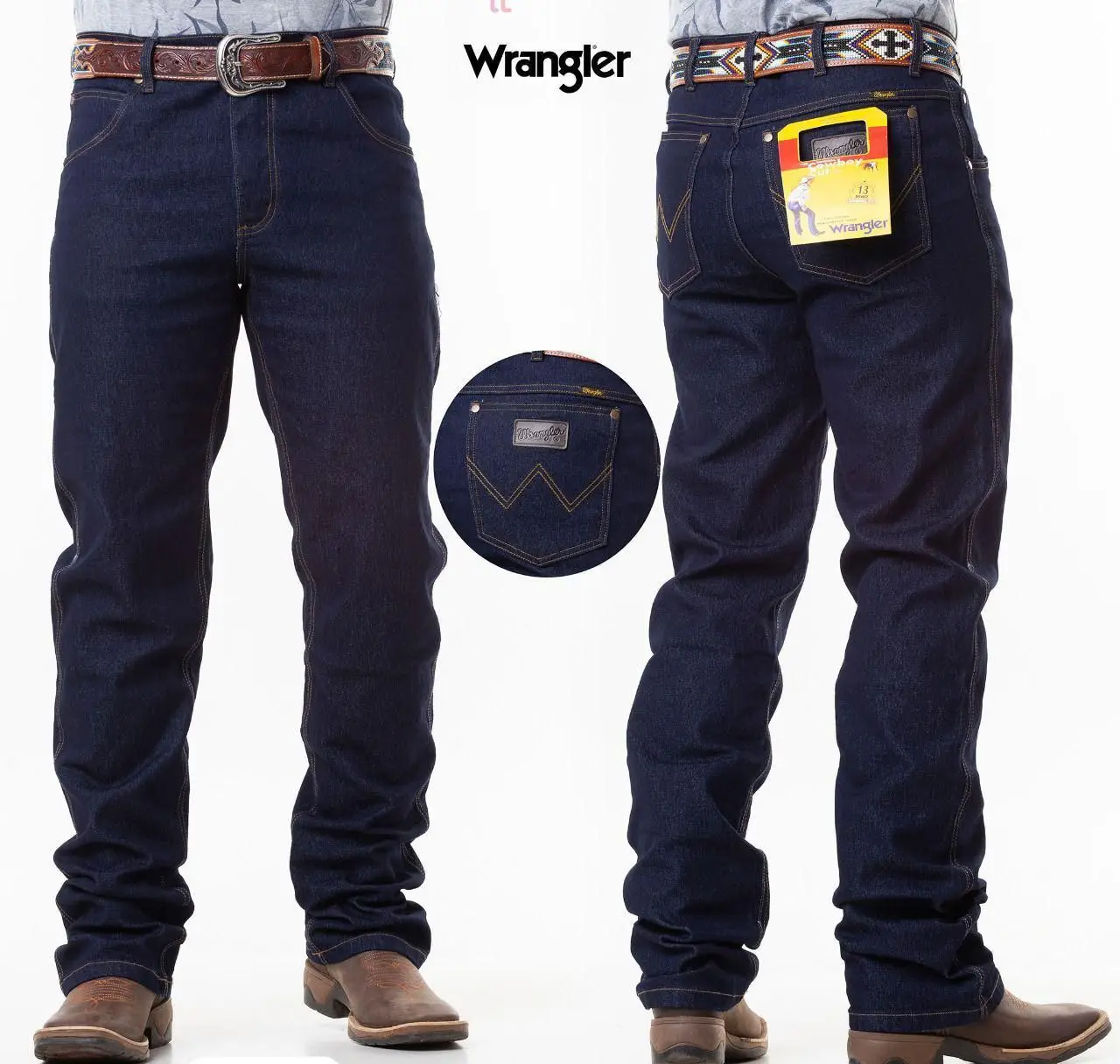 Calça Jeans Stretch Cowboy Boot Cut Para Homens Calça Jeans Estilo Country Comprimento Médio Em Preto Azul Claro E Cinza