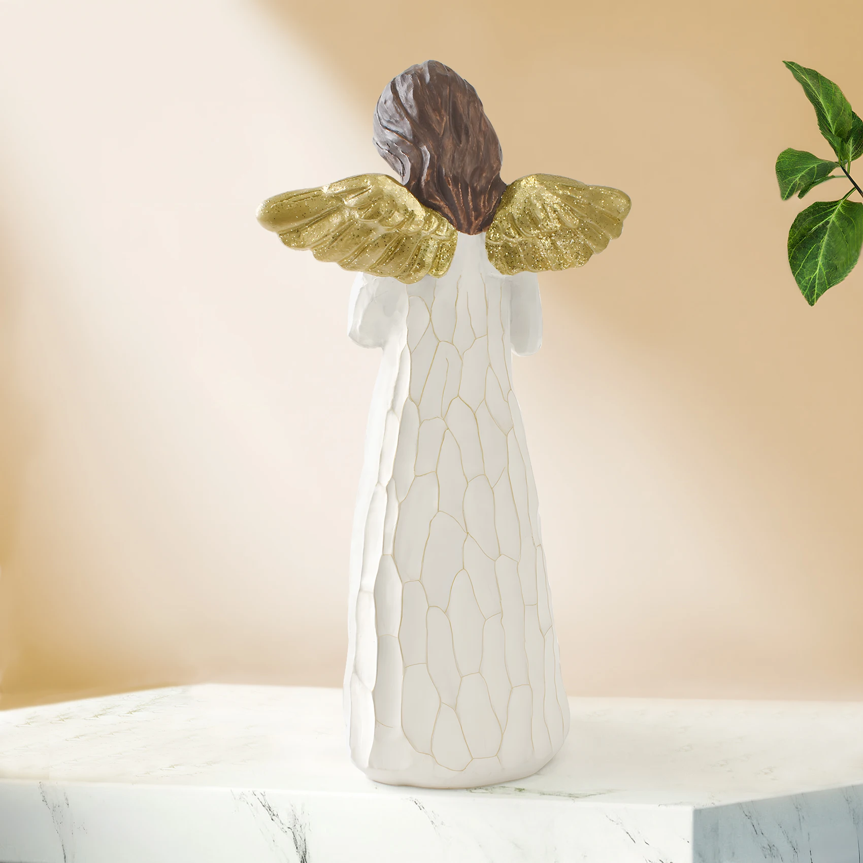 Cardinalis Angel Statue, hand-painted statue, gift of comfort, encouragement hope and healing