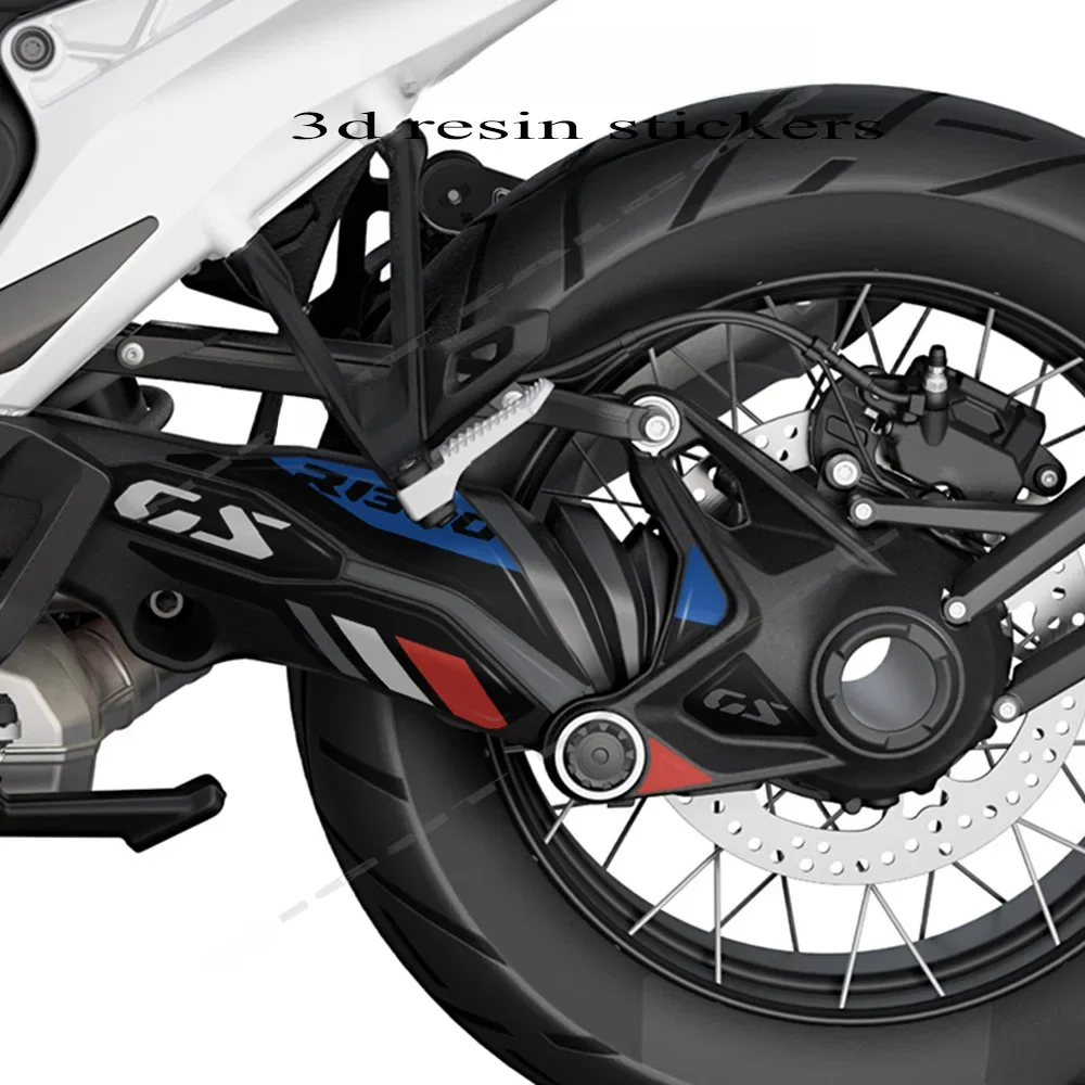 Für BMW GS 1300R 1300GS 2023-2024 Motorradzubehör 3D-Epoxidharz-Aufkleber Schwingenschutz-Set