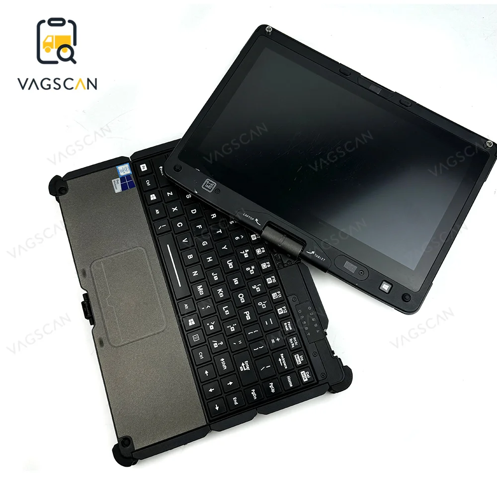 كمبيوتر محمول مستعمل Getac V110 G3 I5-6300U CPU Win10 نظام 64Bite 2.4 جيجا هرتز 2.5 جيجا هرتز 8 جرام Ram 256/500 جيجابايت شاشة تعمل باللمس شاحن بطارية الجهاز اللوحي