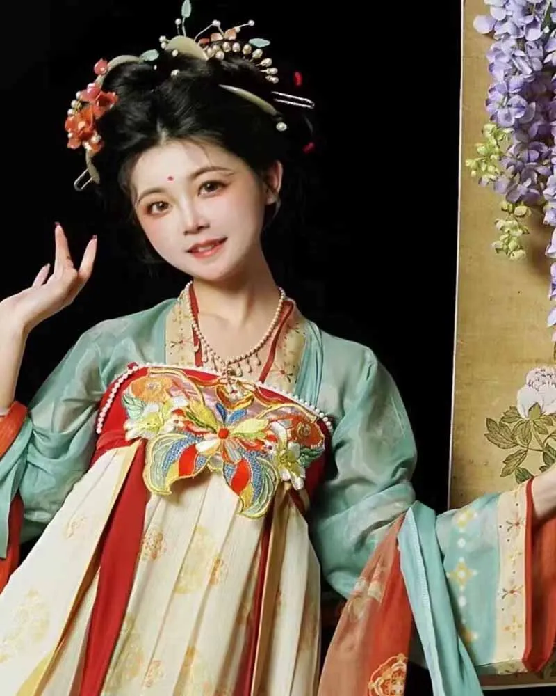 Chinese Hanfu Dress Women oversize Halloween Carnival Fairy Cosplay Costume Tang Dynasty Vintage Hanfu Dress Plus Size 4XL