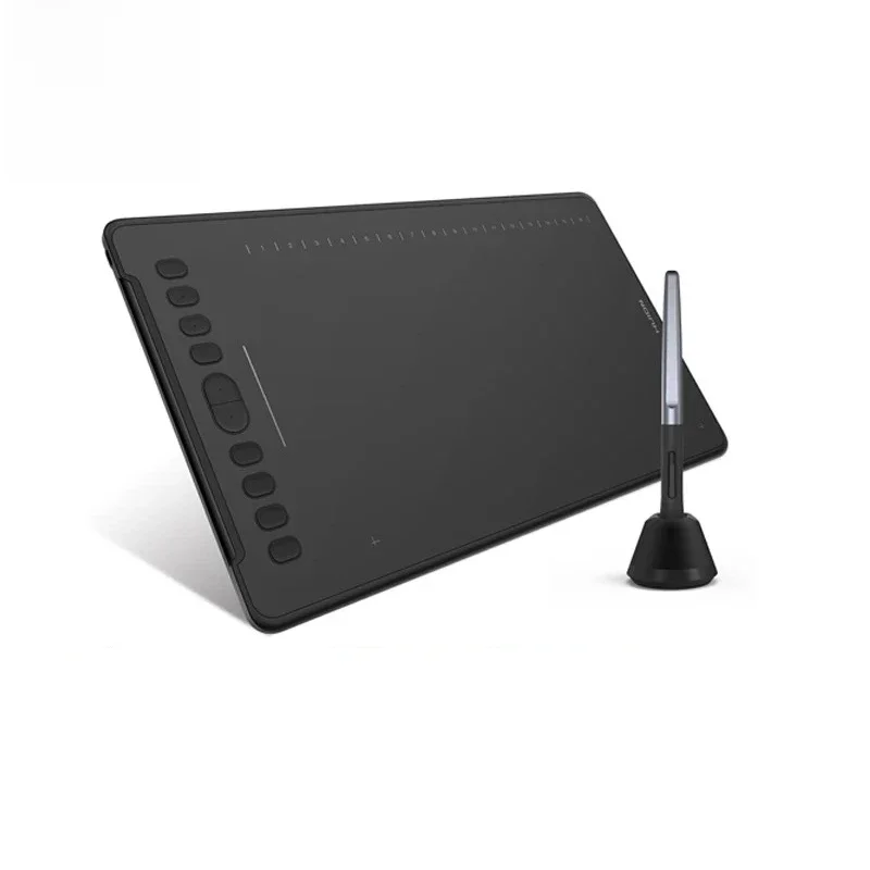 Tablety do rysowania HUION Inspiroy H640P Tablet graficzny z 8192 poziomami ciśnienia bez baterii cyfrowy rysik z USB-C OTG — zdjęcie 2