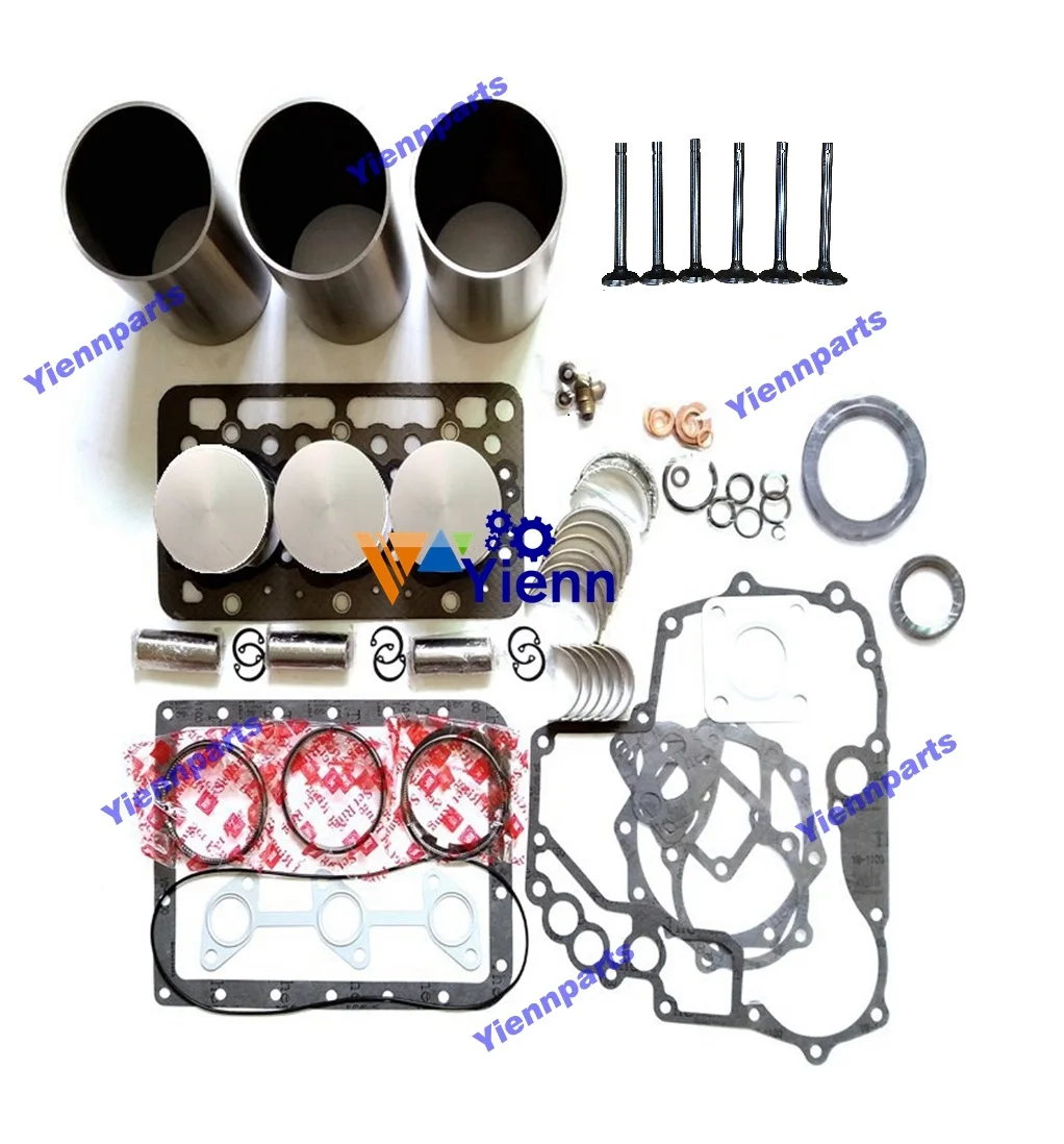 D950 Overhaul Rebuild Kit For Kubota Front Tractor B1-17 B1600 Engine Repair Parts