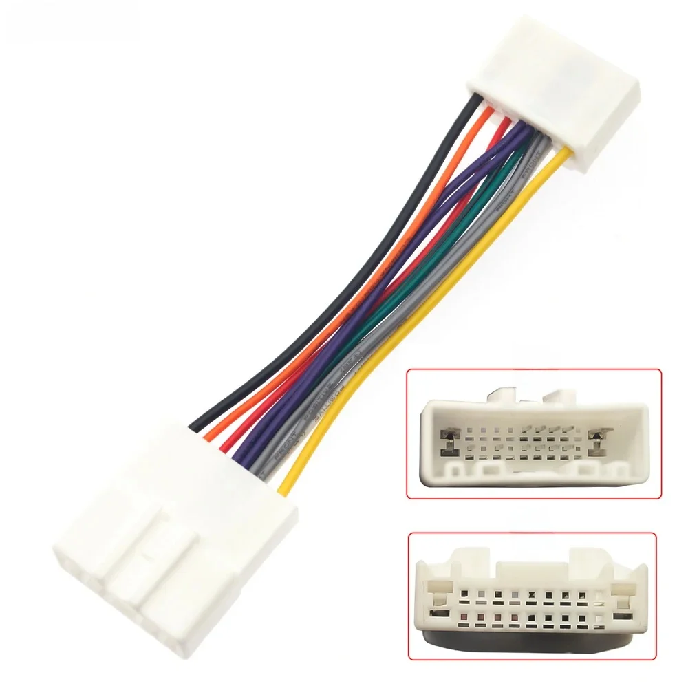 LEEWA – adaptateur de faisceau de câblage Audio Radio stéréo pour voiture, pour modèles de voiture Nissan, câble de prise pour lecteur CD # CA4714