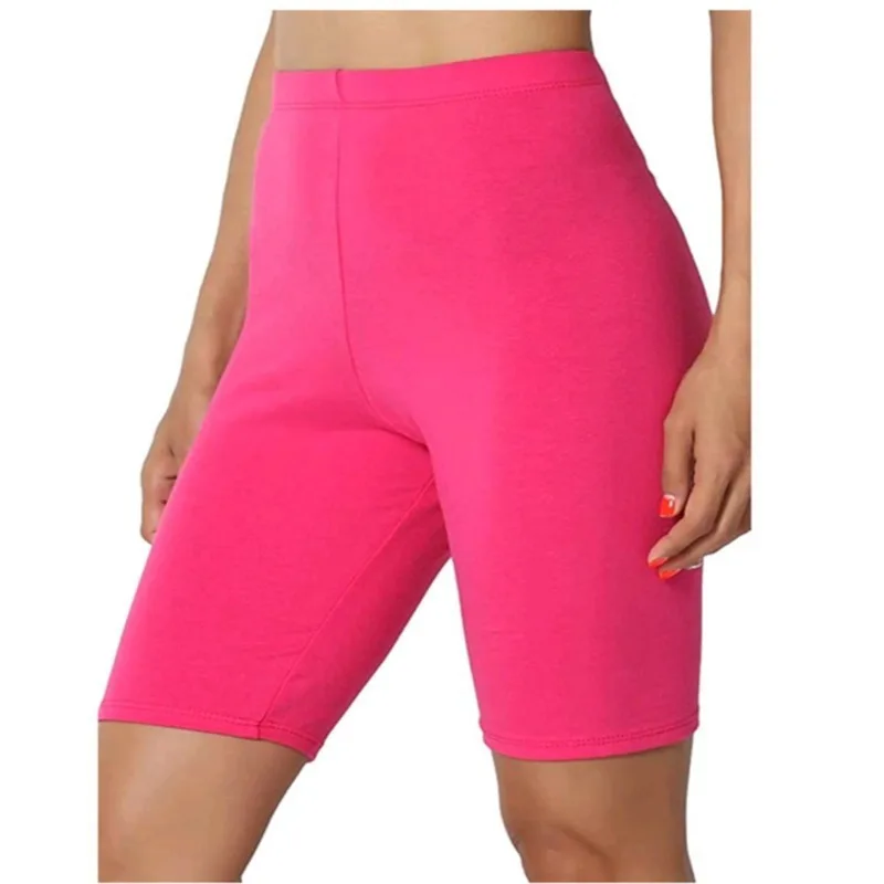 Summer Women\'s Leggings Solid Elastic Waist Tight Wear-Resistant Quick-Drying Yoga Sports Leggings Ladies Workout Gym Clothing