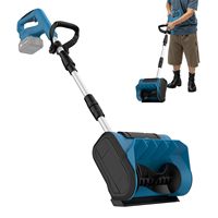 12 inch Cordless Snow Thrower,Brushless Snow Removal,Adjustable Directions,Folding Handle & Wheels for Home Driveway