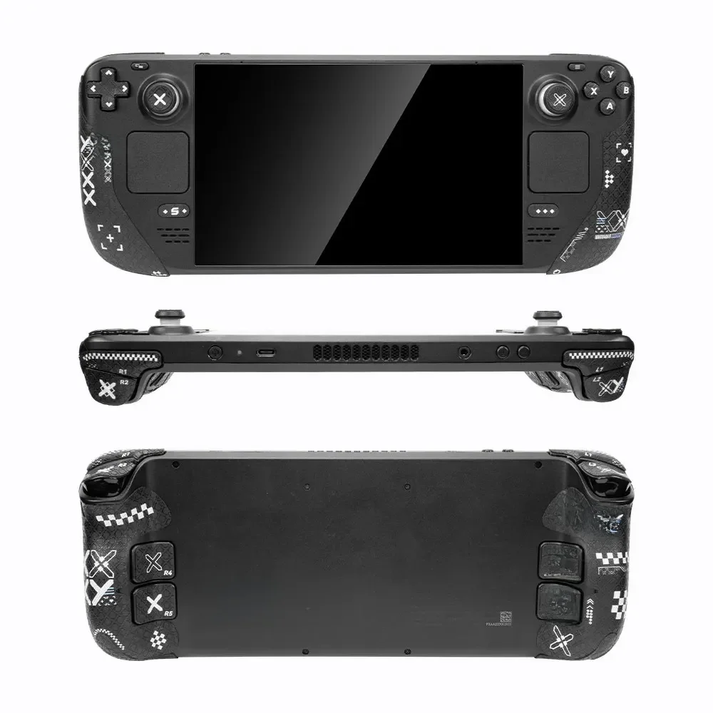 Taśma ochronna kontrolera FINALORD kompatybilna z uchwytem w wersji Steam Deck / OLED, przyciskami, taśmą antypoślizgową spustu (czarna) — zdjęcie produktu 7