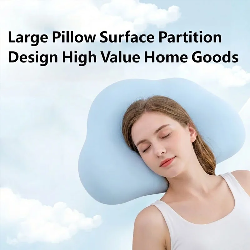 

Подушка из пены с эффектом памяти Wowdeer Cloud, эргономичная подушка для сна с поддержкой шеи для снятия боли, мягкая подушка для шейного отдела позвоночника с эффектом кошачьего живота