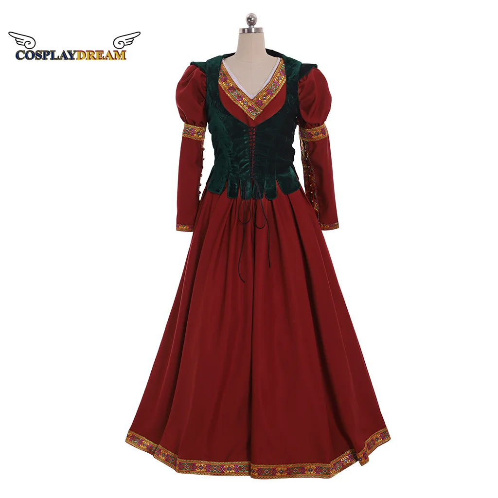 

Medieval Vintage Dress Corset For Women Renaissance Faire Cosplay Costume Victorian Dress Custom Made