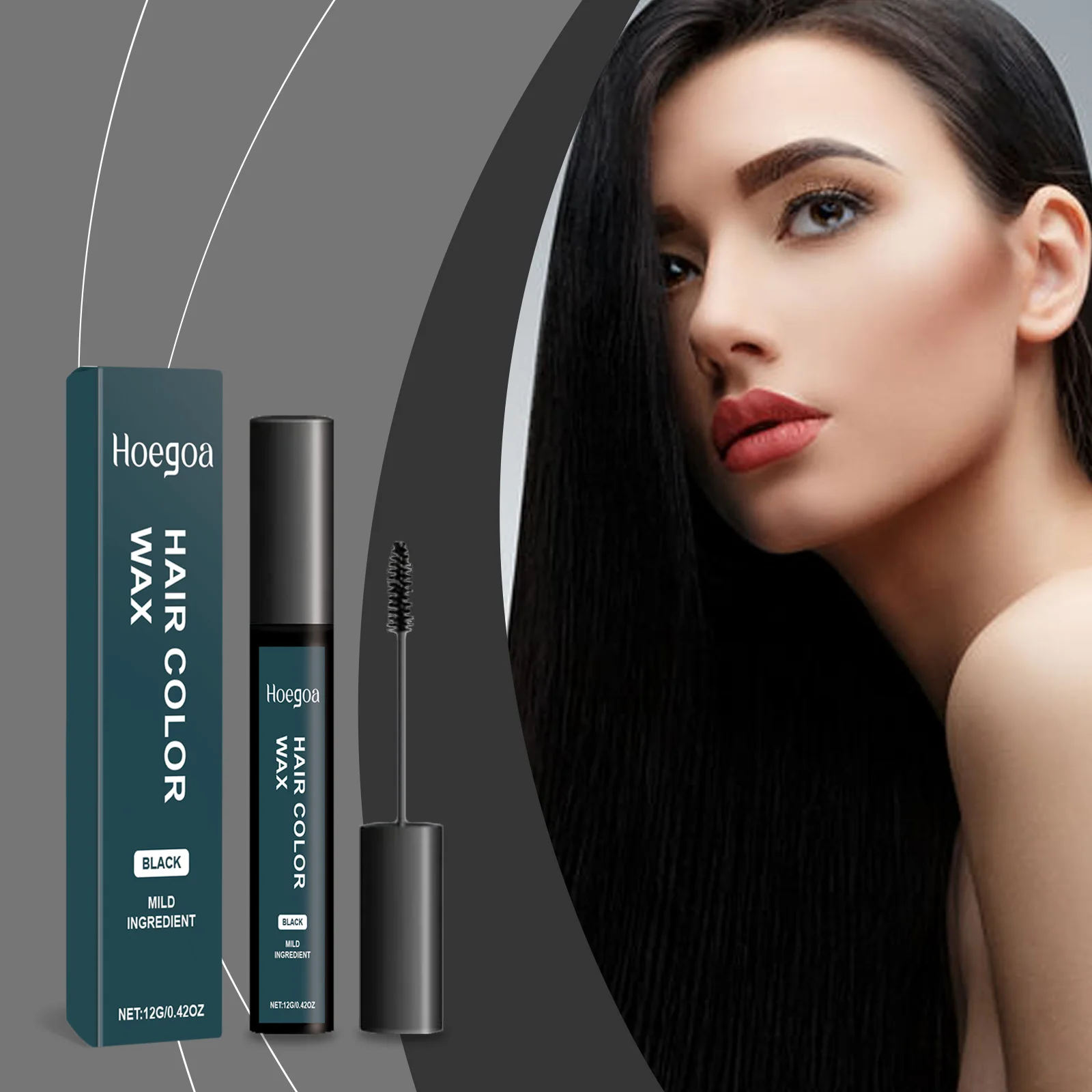 

Hoegoa 12 г черная краска для волос воск долговечная черная окраска Diy Edge окрашивание волос увлажняющий уход за блеском волосы цвет воск