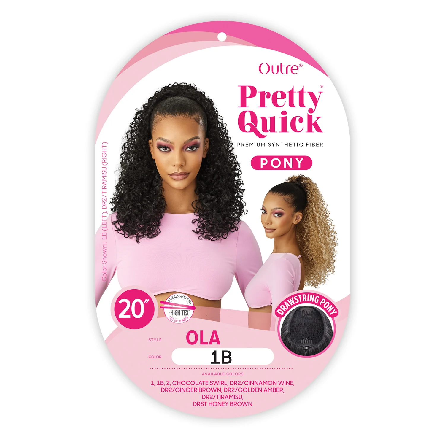 ذيل حصان صناعي برباط من Outre Pretty Quick Pony Ola