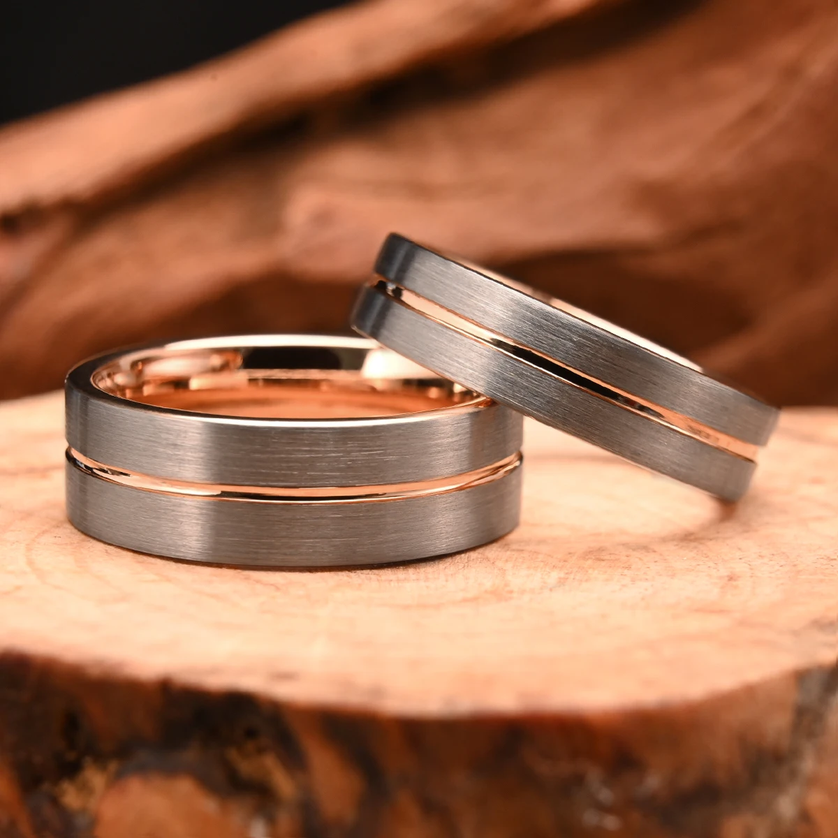 

Мужские обручальные кольца из карбида вольфрама 8 мм/6 мм, модные ювелирные изделия, кольца для помолвки и обещаний, подарок на годовщину, удобная посадка