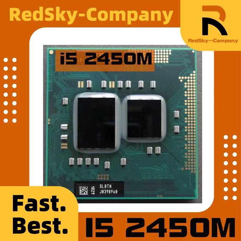 Procesador Intel Core i5-2450M i5 2450M SR0CH 2,5 GHz 3M 35W para portátil, prueba perfecta