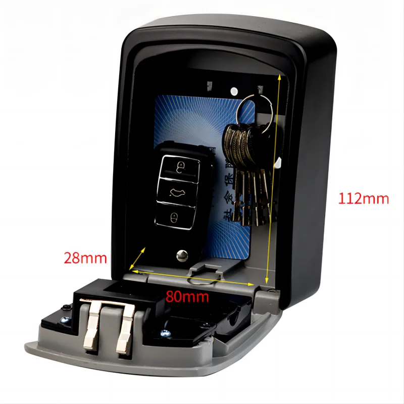 Smart Lock Box com senha e aplicativo para celular, desbloqueio para armazém, chave anti-perdida, cofre forte, Ddeposit, controle remoto