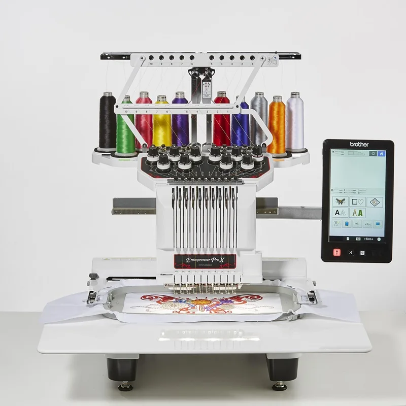 

DISCOUNT SALES! MINT Brother Entrepreneur Pro X PR1050X Embroidery Machine & Hat Hoops kits