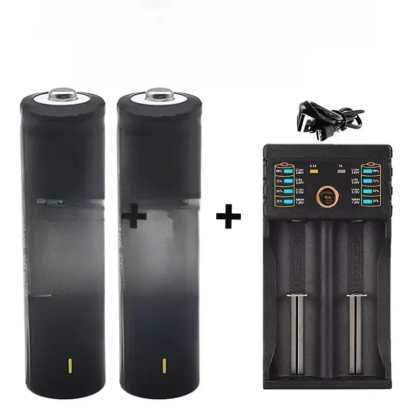 100% nouvelles piles au Lithium 18650 lampe de poche 18650 batterie Rechargeable 3.7 V 19900 Mah pour lampe de poche + chargeur 201