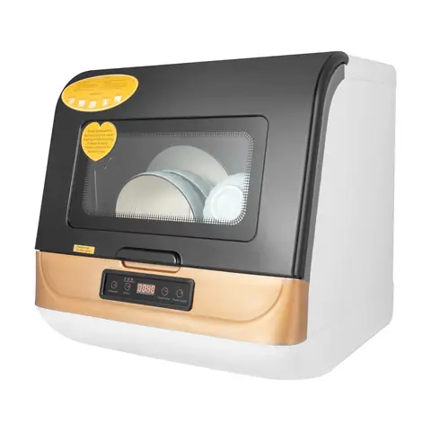 Elektronisk diskmaskin 12–20 porslin Tre diskförhållanden Bärbar minidiskmaskin för lägenheter och husbilar 6 best sales diskmaskin - №1