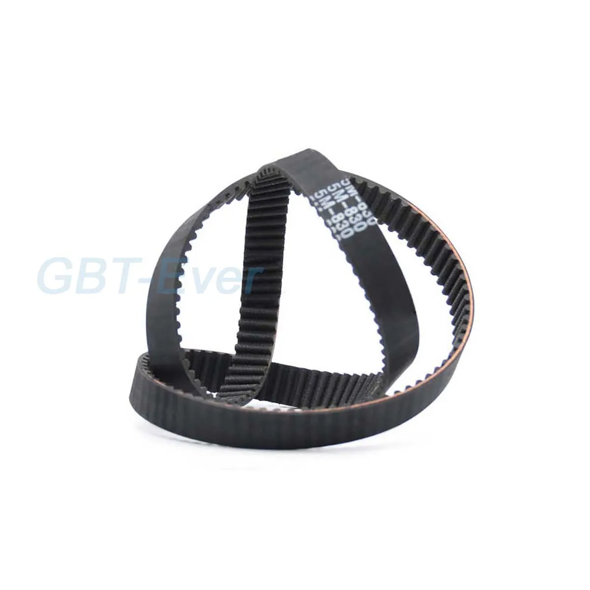 1Pcs Width 10/15/20/25/30mm HTD 5M Rubber Arc Tooth Timing Belt Pitch Length 175/180/185/200/205 ~ 435mm Closed Synchronous Belt