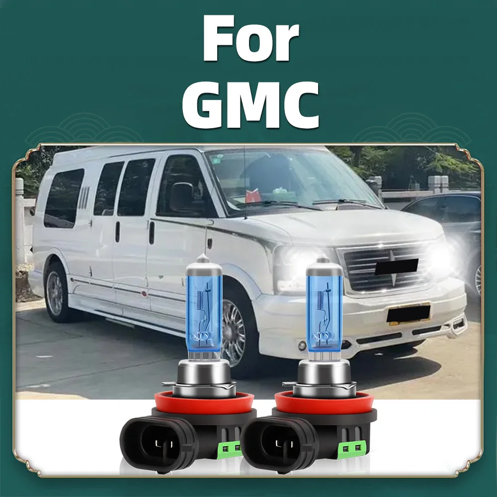 

2Pcs 6000K Super Bright Halogen Bulbs 100W 12V For GMC Acadia 2013-2023 Terrain 2010 2011 2012 - 2014 2015 Car Front Fog Lamps