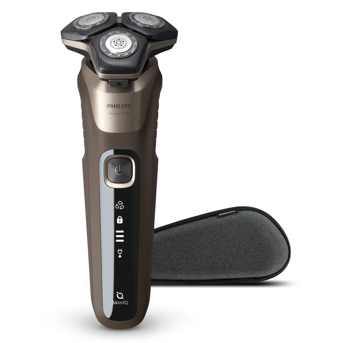 Philips Electric Shaver SkinIQ Series 5000 S5589/95, Leather Brown