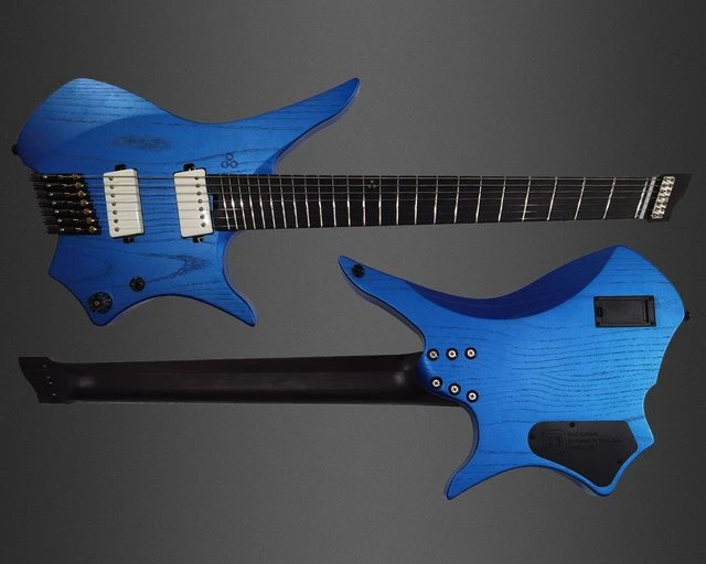 GOC Vajra Headless Guitar 7 String VH7MAZ (Azure)